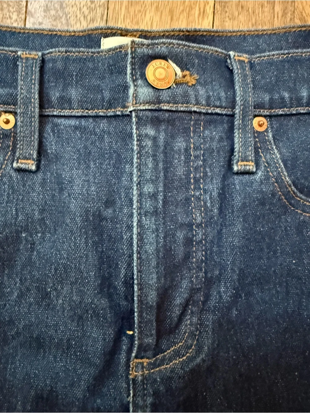 JCrew Dark Blue Denim Mini Skirt